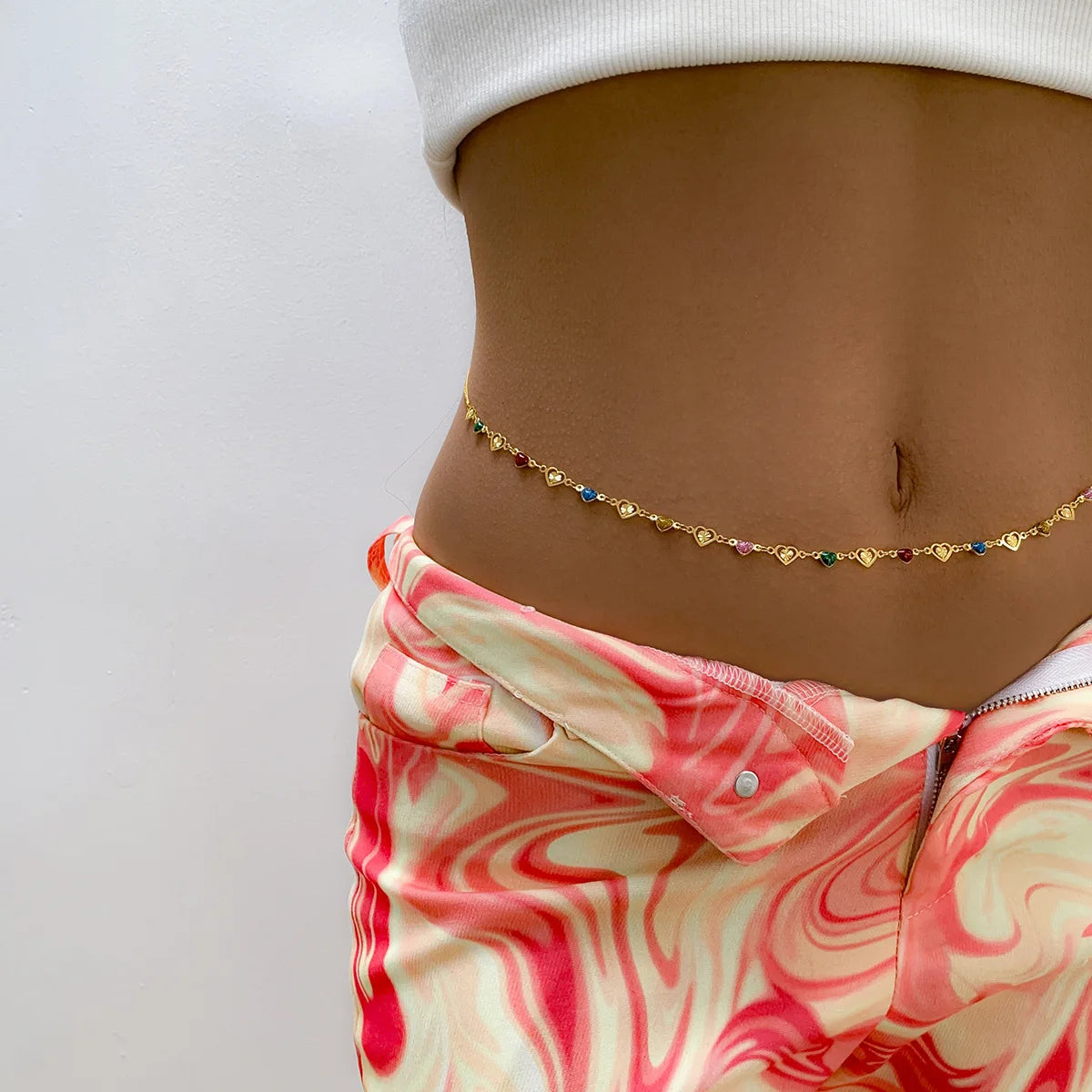 🌟 Crystal Belly Chain – Sparkling Waist Jewelry for Women ✨