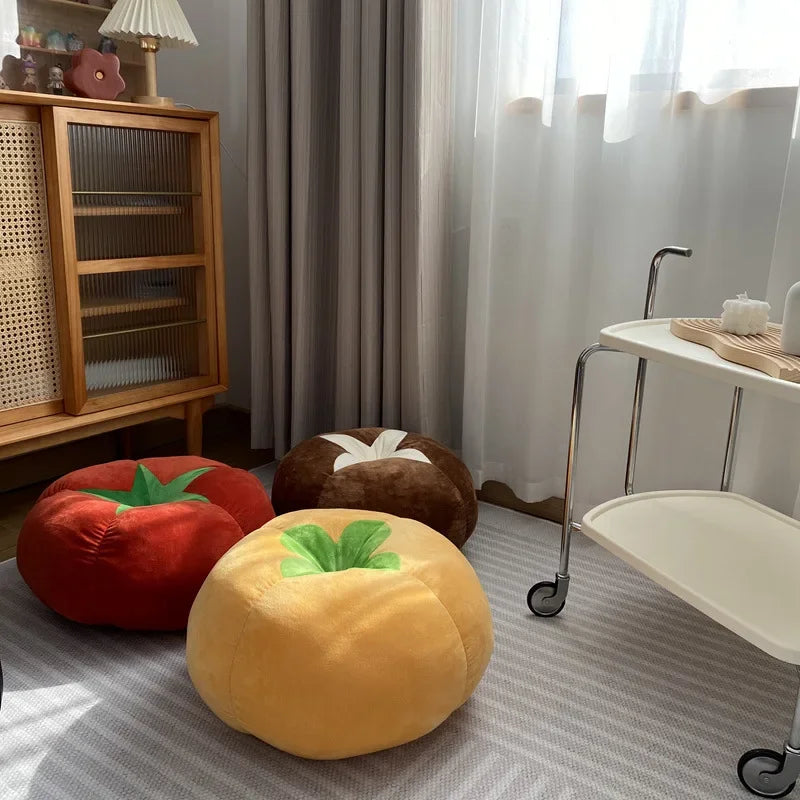 🍅 Soft Tomato / Mushroom-Shaped Cushion - Comfortable and Decorative Seat