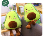 🥑💚 Soft Avocado Plush - With A Wink Face