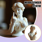 🖕🔥 “Bold Attitude Resin Figurine – Middle Finger Statement Statue”
