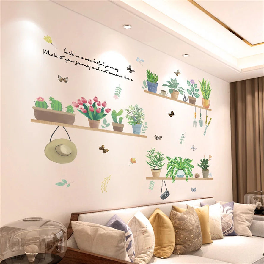 🌿✨ Aesthetic Floral & Nature Wall Stickers | DIY Home Decor – 20 Designs 🌸🦋