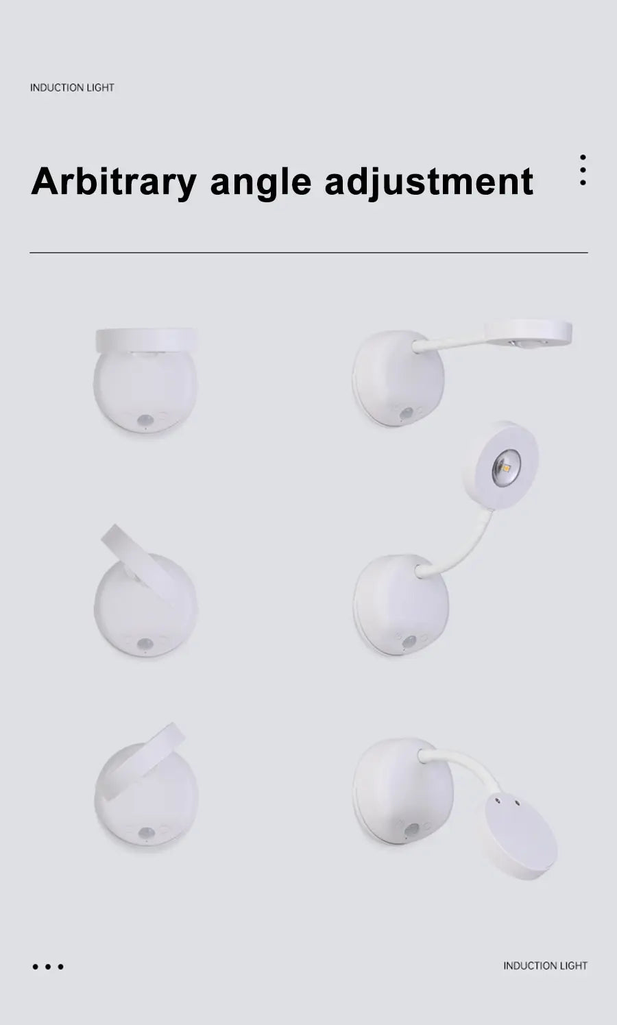 ✨ LED Lamp with Motion Sensor - Wireless USB Night Light