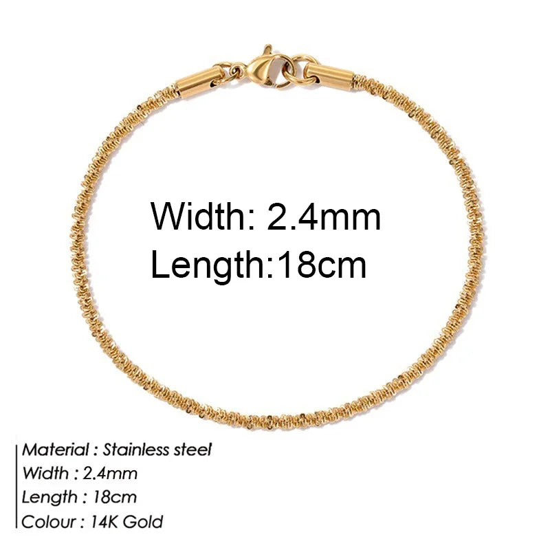 ✨ Golden Minimalist Women’s Bracelets – Multiple Styles 🌟