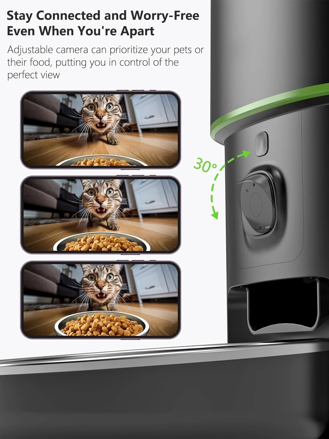 🌟 Smart Auto Cat Feeder with HD Camera 📸🐾 | 2L & 4L Wi-Fi Versions