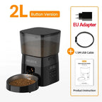 🐾 Automatic Pet Feeder – 2L Smart Button Version