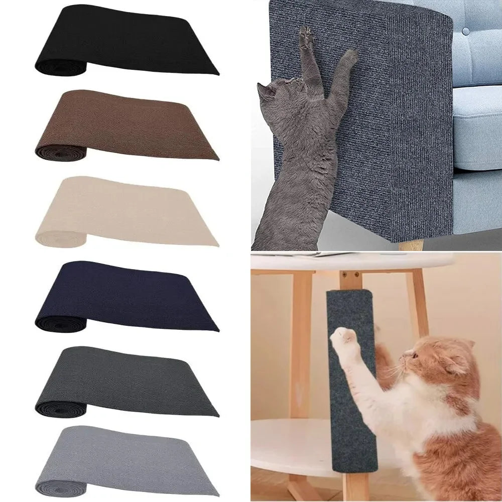 Multi-Surface Cat Scratch Mat 🐱🪵 | Corner, Sofa & Furniture Protector | Multiple Sizes & Colors