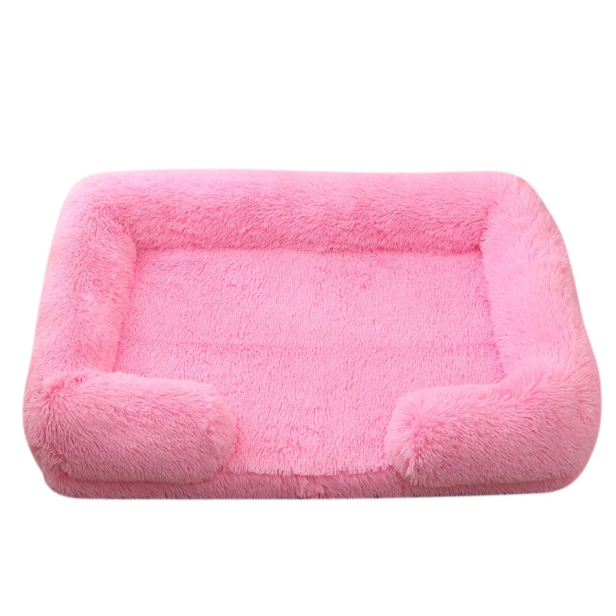 Soft Square Kennet for Dogs and Cats - Plush Bed with Removable Cushion 🐾✨