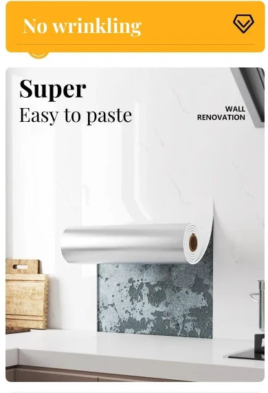 ✨ Marble-Effect Peel & Stick Wall Wallpaper – Thick Foam, Waterproof, 40cm Width | Luxury Home Decor ✨