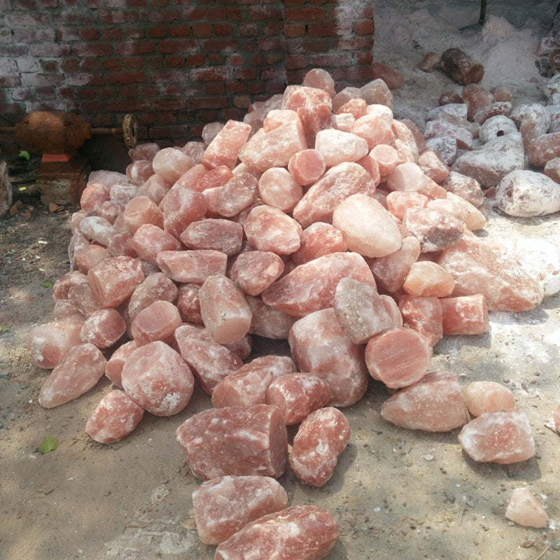 USB Himalayan Salt Lamp with Wooden Base - Multicolour LED 🌈✨