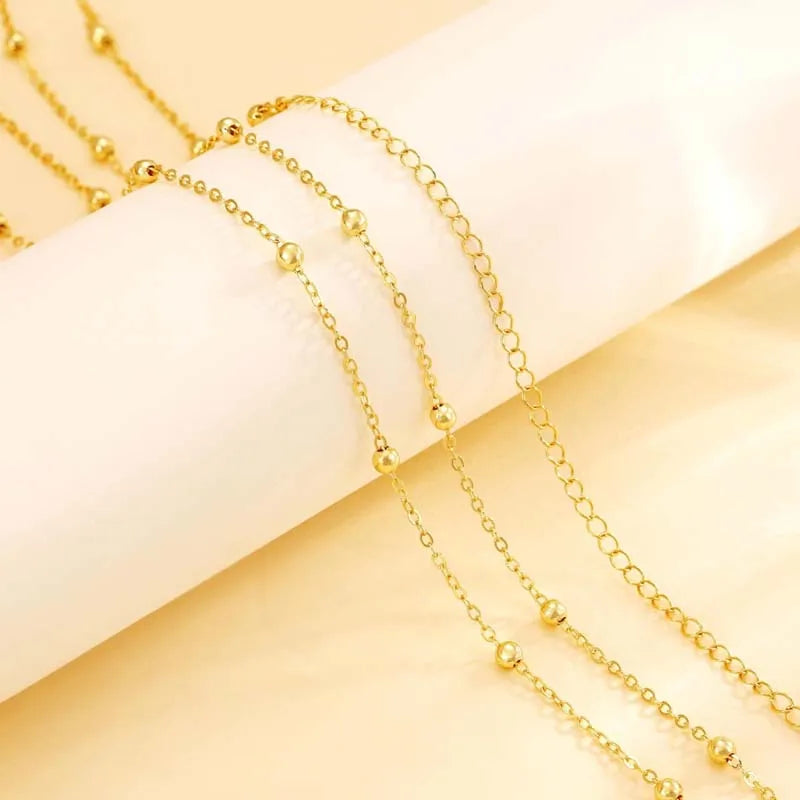 🌟 Double-Layer Beaded Waist Chain for Women ✨💖