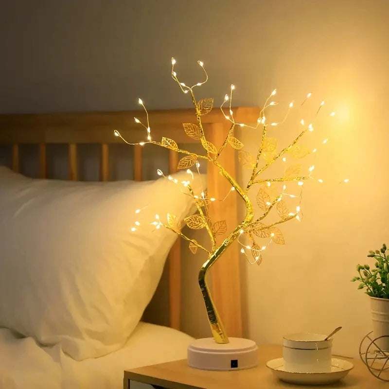 🌿 GoldenLeaf72 –Decorative Tree LampLED ✨