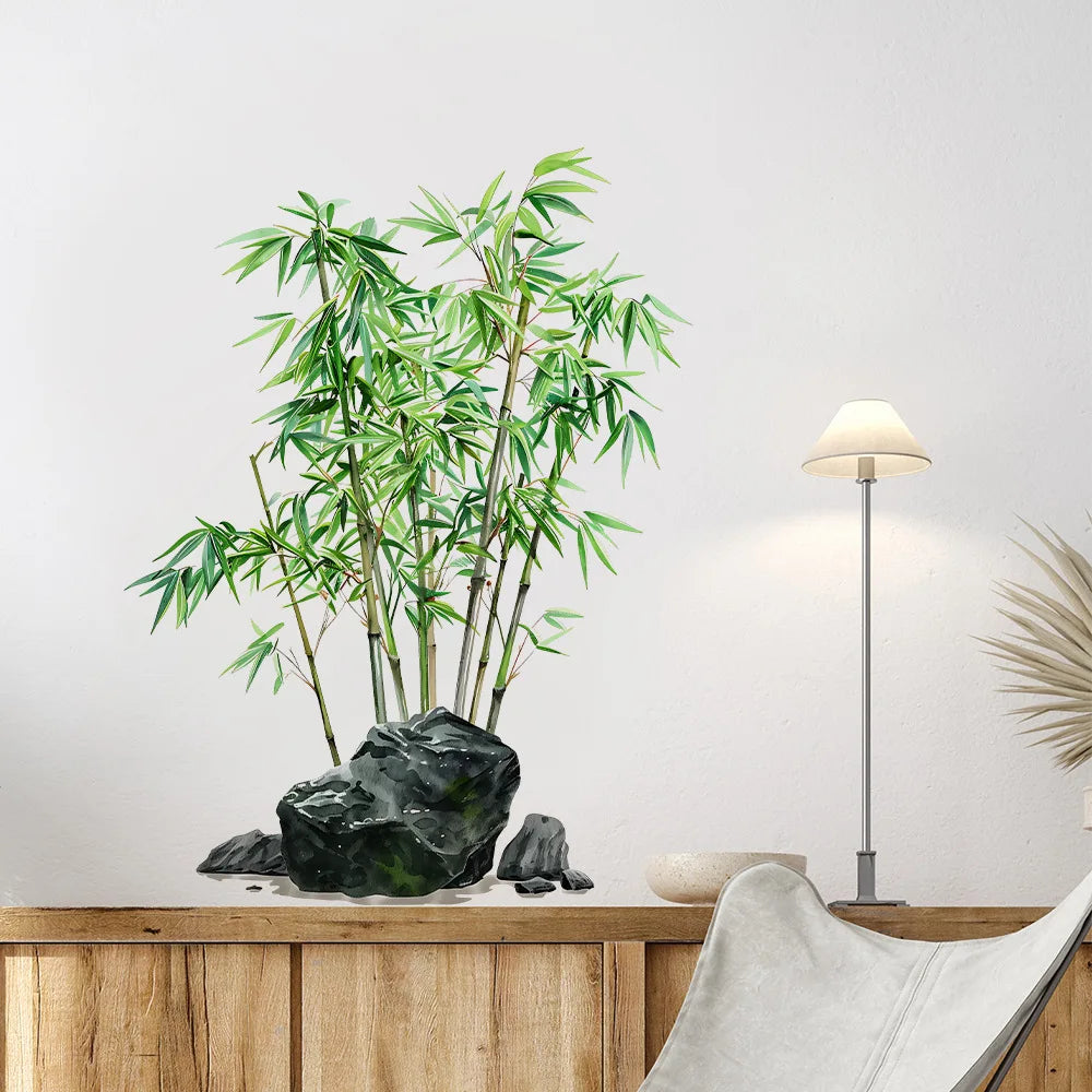 🌿 Wall Art Stickers – Nature Window Views & Hanging Décor 🌼🕊️