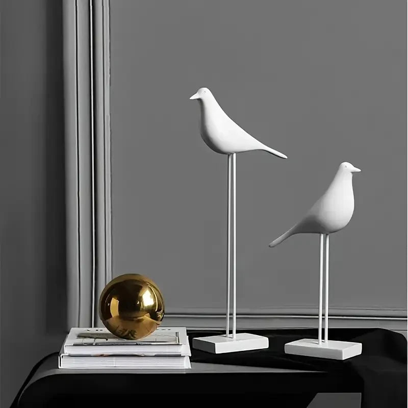 🔥 “Nordic Resin Statue – Modern Minimalist Home Decor” 🖤🤍✨