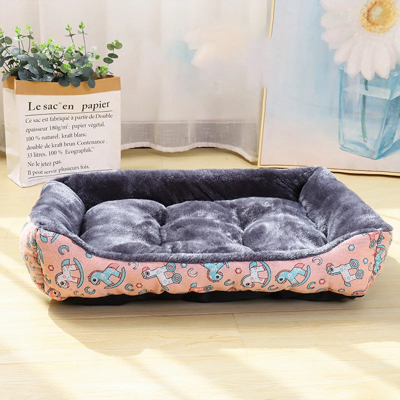 Rectangular Soft Kennel 🛏️ for Dogs and Cats - Ultra Comfort • Sizes S-XXL • 3 Colours