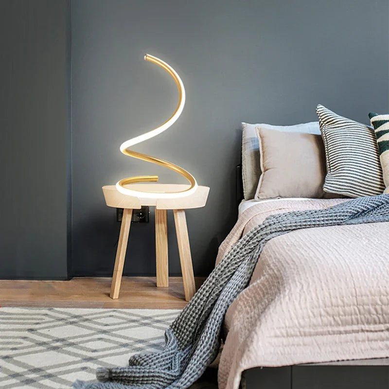 ✨ Nordic LED Table Lamp – Modern Acrylic & Metal Table Lamp