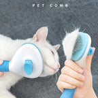 🐾 Self-Cleaning Pet Grooming Brush — Easy Fur Removal ✨