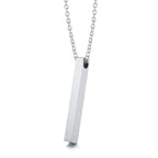 🔗 Bold Men’s Pendant Necklace – Stainless Steel Statement Chain (Gold & Silver)