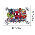 🕸️ Mini Spider-Man Superhero Wall Stickers – Kids Room Decor 🕷️✨