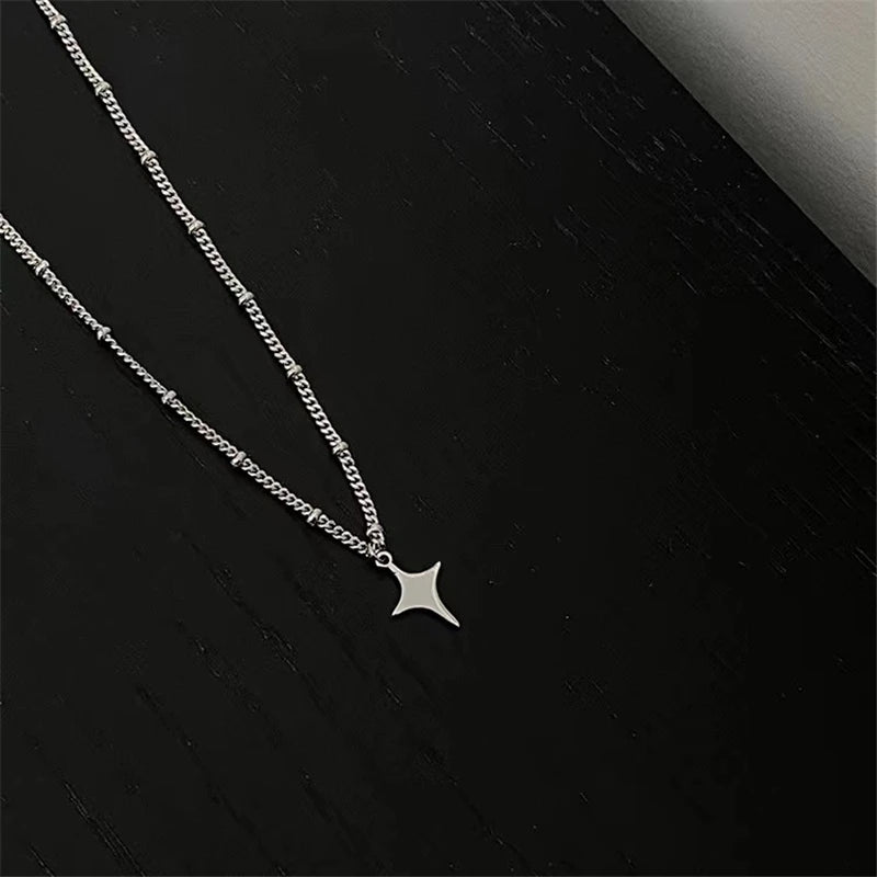 🌟 Cosmic Star Pendant Necklace – Unisex Fashion Jewelry 🌟