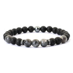 ✨ Premium Stone Bead Bracelet – Natural Energy Collection ✨