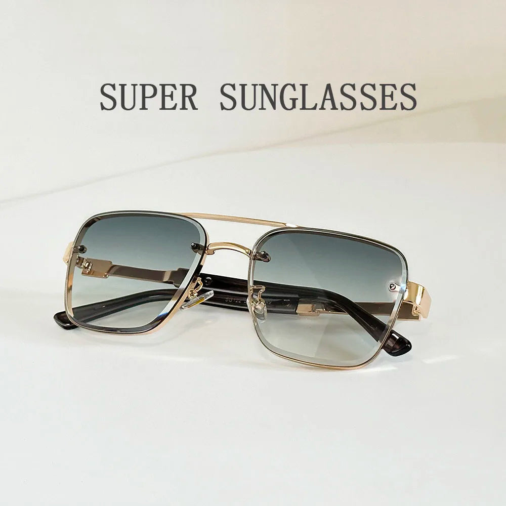 🕶️ Sunglasses Luxury Square – Unisex, Fashion & Premium Look