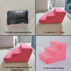 🐾 Cozy Pet Stairs – Soft Foam Steps for Easy Climbing 🛋️✨