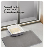 Double-Layer Cat Litter Trapping Mat 🐾 | Waterproof, Easy-Clean & Anti-Tracking
