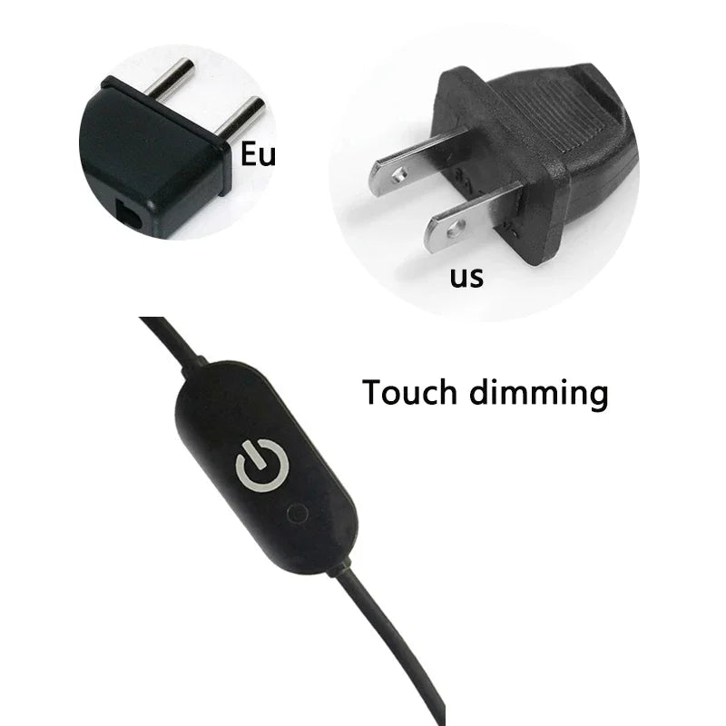 ✨ Nordic LED Table Lamp – Modern Acrylic & Metal Table Lamp