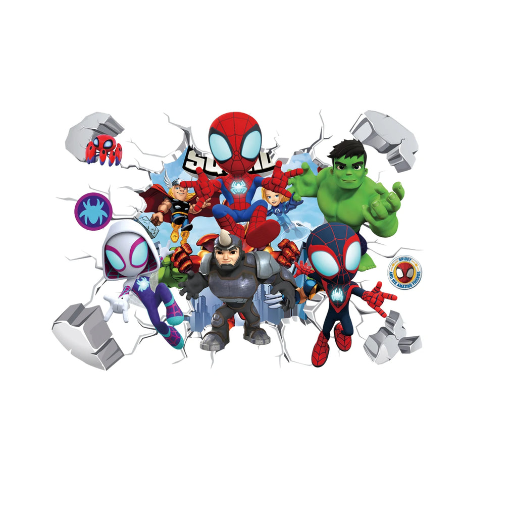 🕸️ Mini Spider-Man Superhero Wall Stickers – Kids Room Decor 🕷️✨