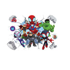 🕸️ Mini Spider-Man Superhero Wall Stickers – Kids Room Decor 🕷️✨