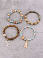 🌿 Tree of Life Charm Bracelet – Boho Unisex Adjustable Bracelet ✨