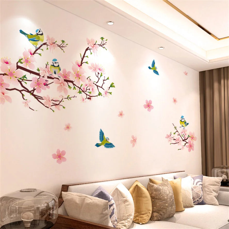 🌿✨ Aesthetic Floral & Nature Wall Stickers | DIY Home Decor – 20 Designs 🌸🦋