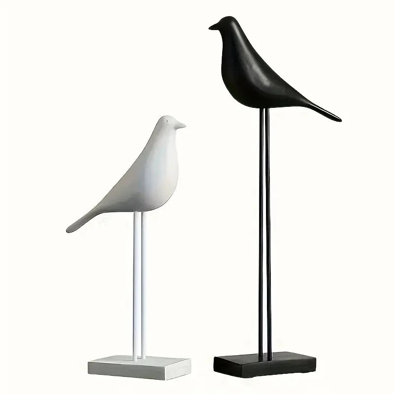 🔥 “Nordic Resin Statue – Modern Minimalist Home Decor” 🖤🤍✨