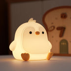 Cute Silicone Night Light – Ricaricabile & Touch | Fox 🦊, Rabbit 🐰, Penguin 🐧, Giraffe 🦒, Slot 🦥, Nylon 🌙, Flamingo 🦩