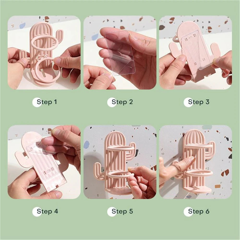 Electric Brog Holder "Cactus Holder" - Space-Saving Wall Mount 🌵🪥