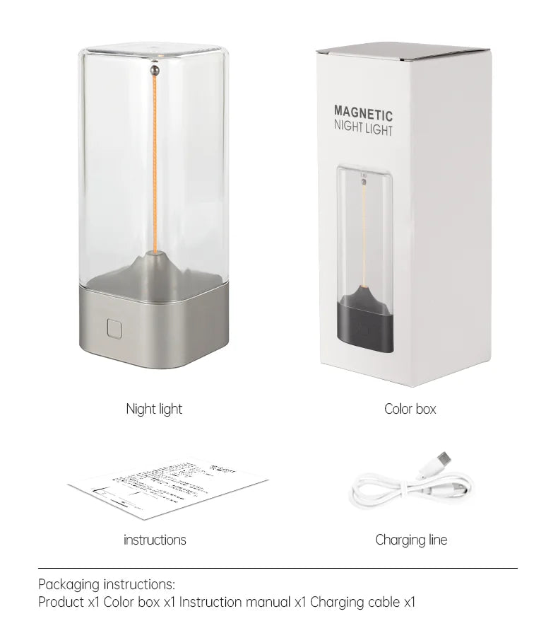 ✨ Lampada Wireless Minimal – LED Dimmerabile & Magnetica 🔋