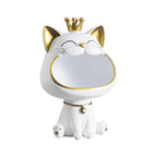 🐱✨ Lucky Cat Storage Statue – Cute Cartoon Catch-All Tray Decor