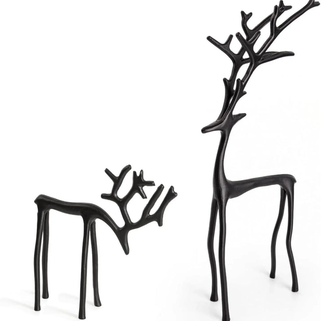 ✨ Modern Minimalist Reindeer Sculptures – Nordic Art Décor (Single or Set) 🦌