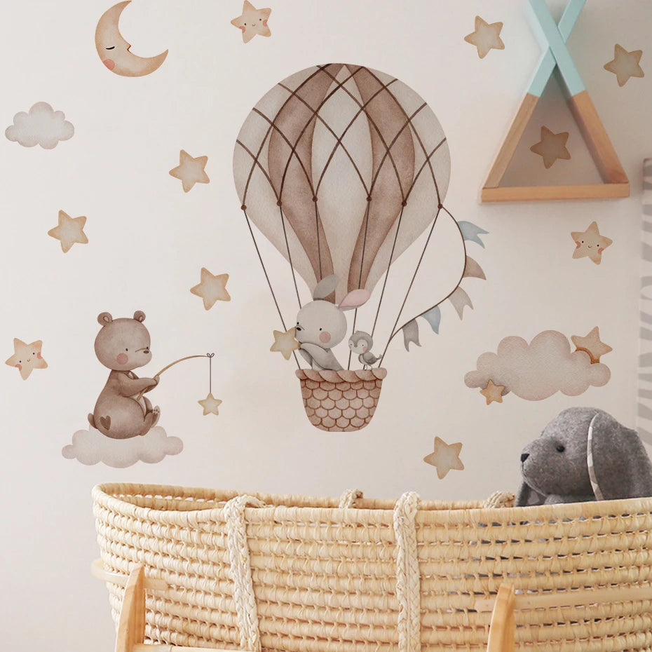 🌈✨ Cute Cartoon Wall Stickers for Kids’ Room (28 Variants)