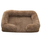 Soft Square Kennet for Dogs and Cats - Plush Bed with Removable Cushion 🐾✨