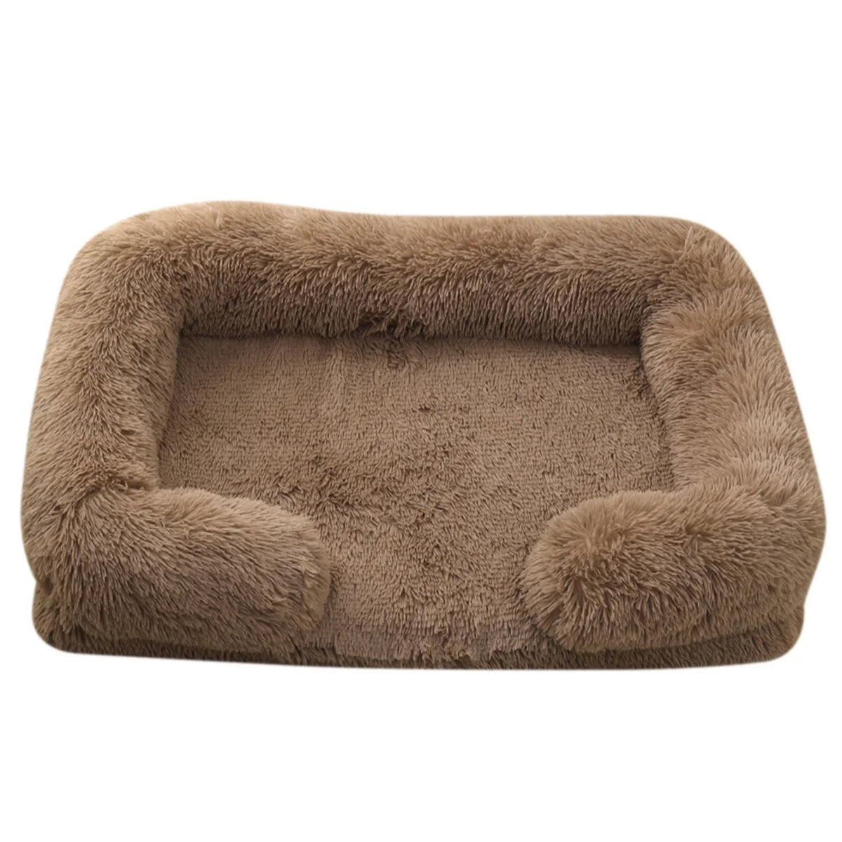 Soft Square Kennet for Dogs and Cats - Plush Bed with Removable Cushion 🐾✨