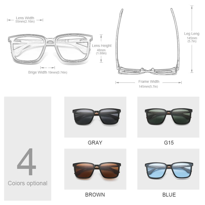 Unisex Polarized Sunglasses – Protezione UV400 • Outdoor & Travel Eyewear 😎