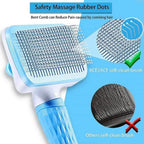 Self-Cleaning Pet Grooming Brush – Anti-Shedding Comb for Dogs & Cats 🐶🐱✨