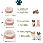 2-in-1 Nest Bed for Cats and Dogs - Soft, Enveloping and Transformable | 40-50-60 cm
