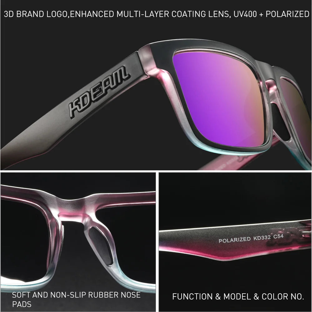 Polarised Outdoor Sports Sunglasses – Multicolour UV400 🕶️✨