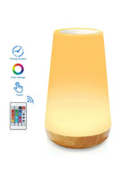 RGB Lamp 13 Colours • Touch & Remote Control • Rechargeable – Dimmable Bedside Light
