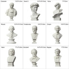 🌟 “Mini Classical Bust Statues – Art Legends Collection 🎨✨”