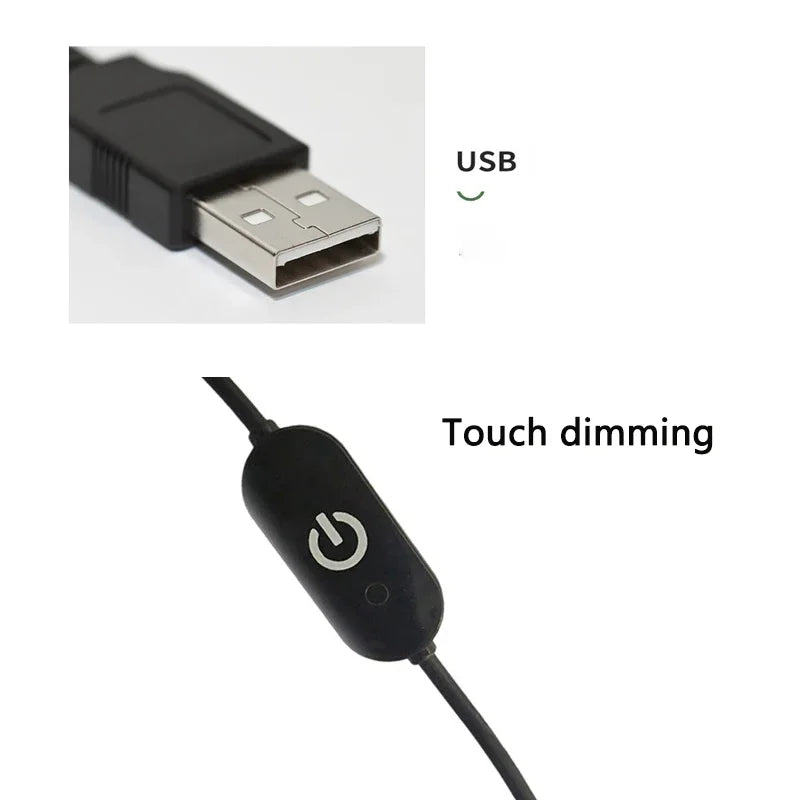 ✨ Nordic LED Table Lamp – Modern Acrylic & Metal Table Lamp