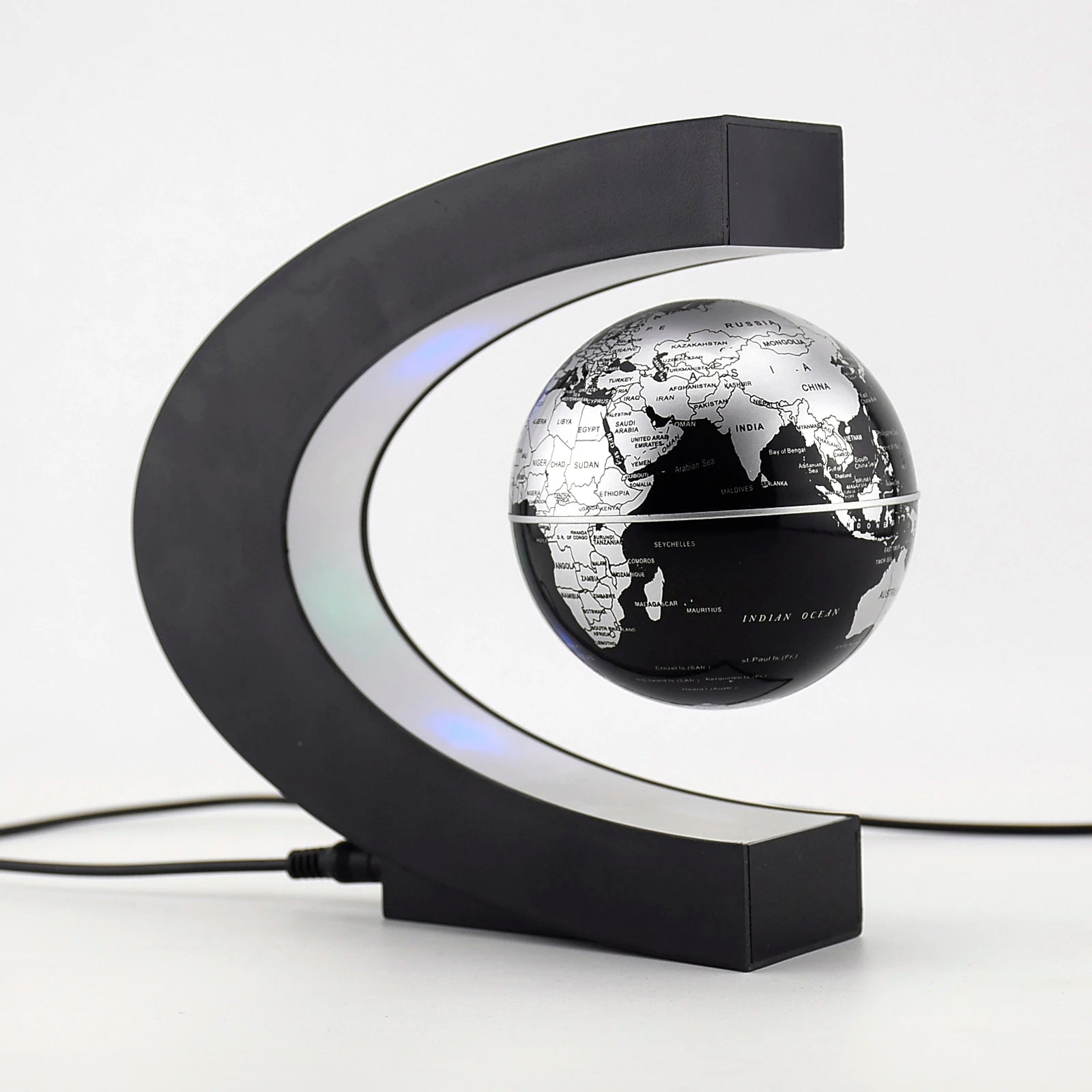 🌍 LED Floating Globe with Magnetic Levitation - Decorative Anti-gravity Lamp