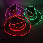 ⭐ ✨ LED Light-Up Cowboy Hat – Colorful Western Party Glow ✨